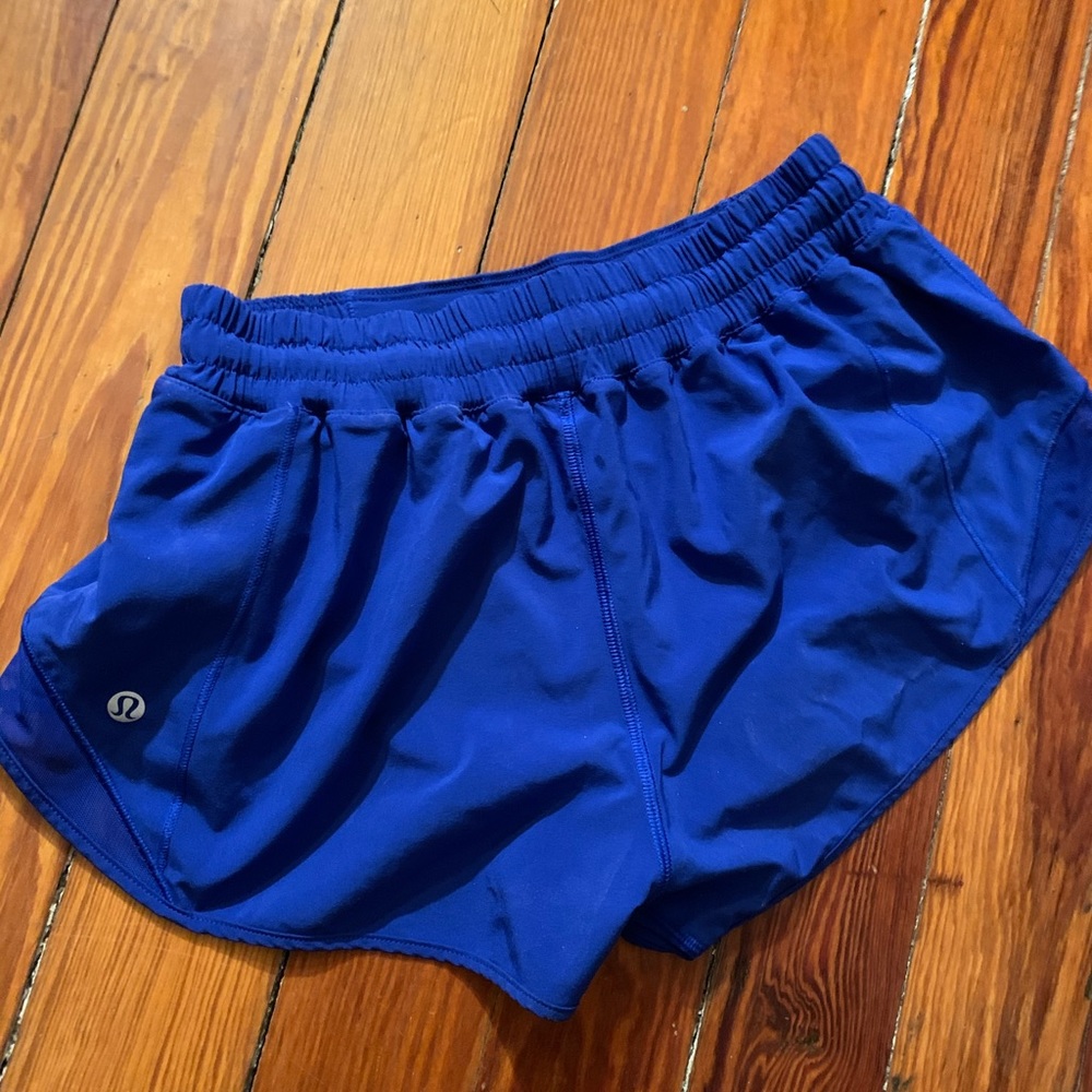 Lululemon Royal Blue Hotty Hot Shorts